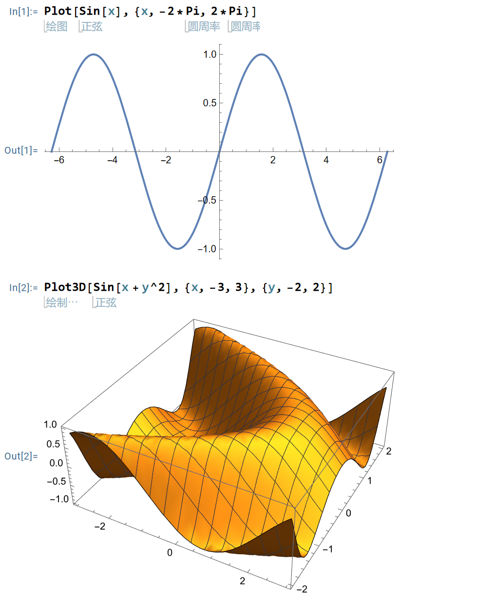 Plot和Plot3D